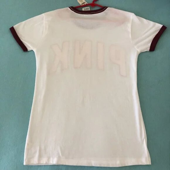 Victoria's Secret PINK Rose Gold Sequin T-Shirt - Picture 3 of 4